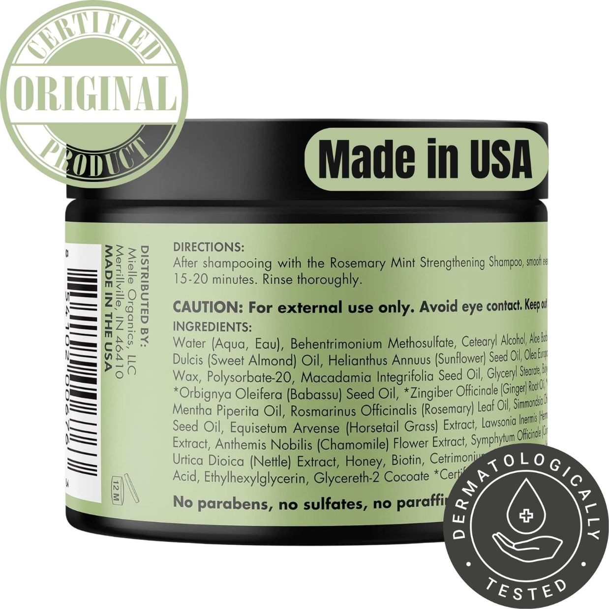 Mielle Organics Rosemary Mint Strengthening Hair Masque