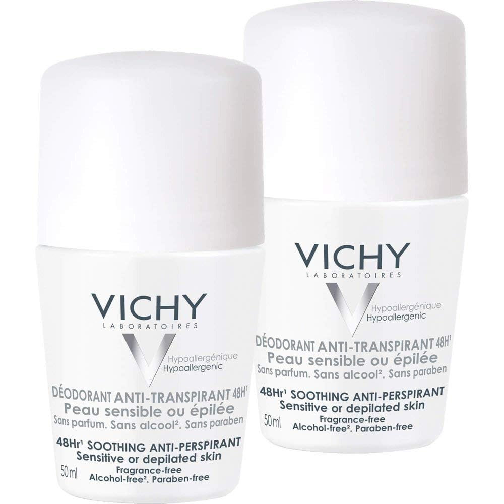 VICHY Deo Roll-On Sensitive Anti-Trans.48h Double Pour 2 x 50 ml