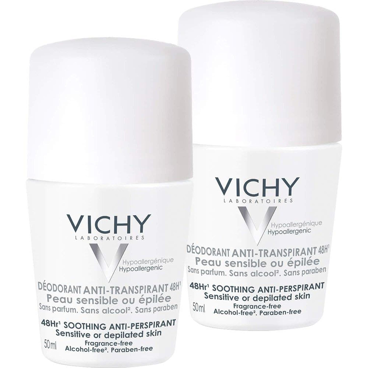 VICHY Deo Roll-On Sensitive Anti-Trans.48h Double Pour 2 x 50 ml