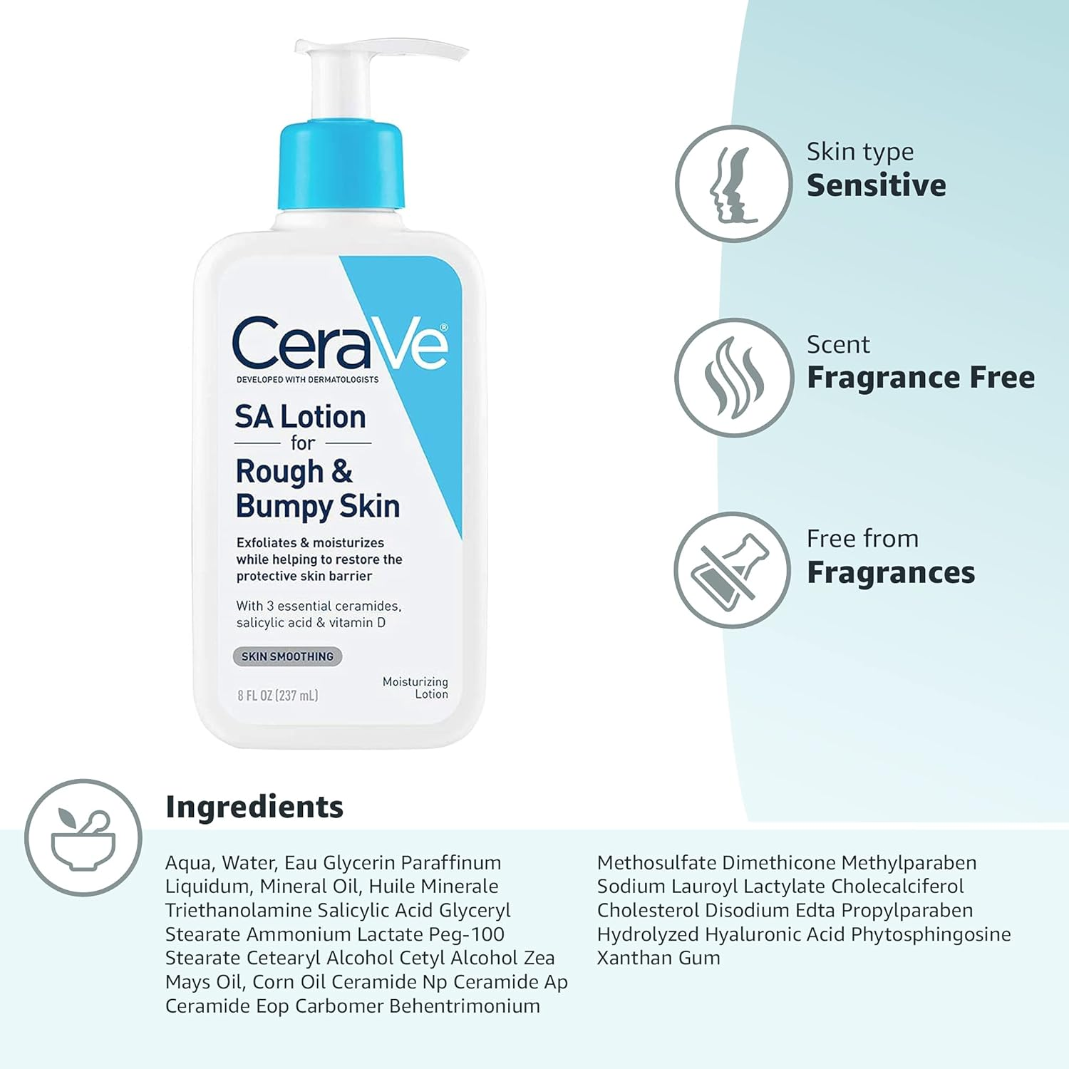 CeraVe SA Smoothing Cleanser 236ml