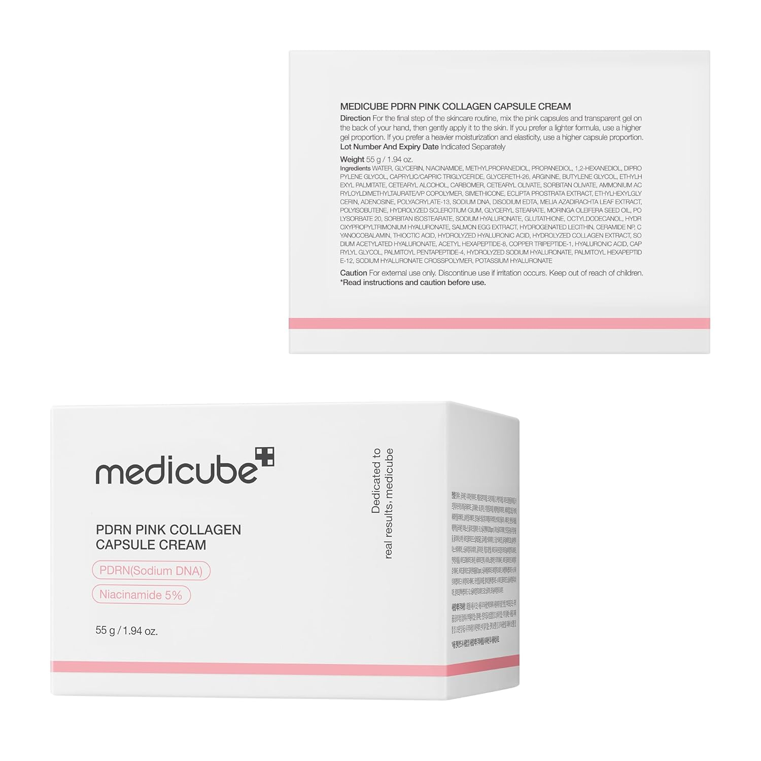 medicube PDRN Pink Collagen Capsule Cream 55 g