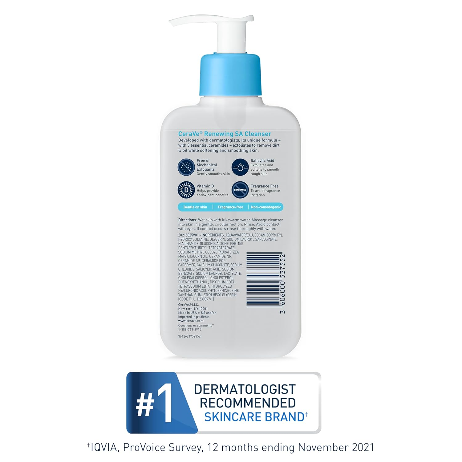 CeraVe Renewing Salicylic Acid Cleanser 237mL