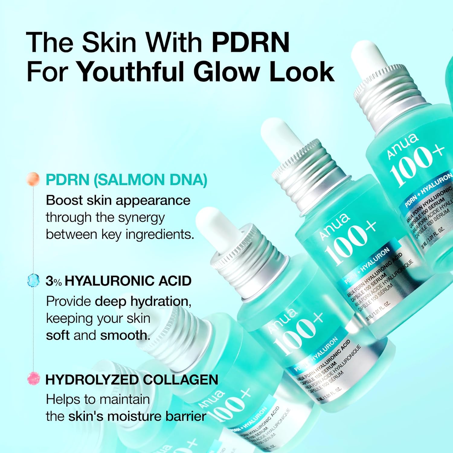 Anua PDRN + Hyaluronic Acid Capsule 100 Serum - 30ml