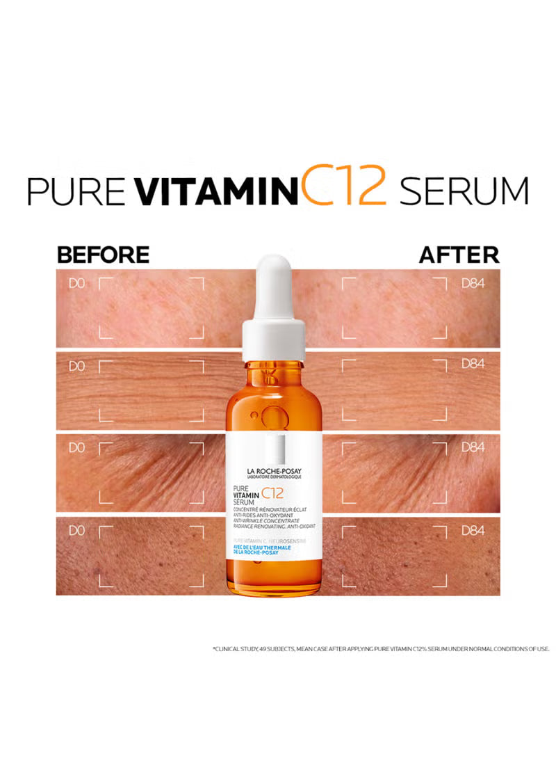 La Roche Posay  12% Pure Vitamin C Anti-Aging Face Serum 30ml