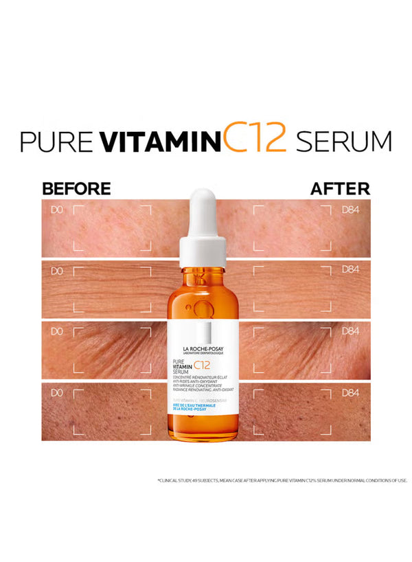 La Roche Posay  12% Pure Vitamin C Anti-Aging Face Serum 30ml