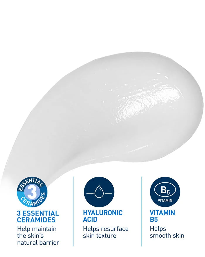 CeraVe Hyaluronic Acid Serum for Face with Vitamin B5 and Ceramides, Hydrating Face Serum, 30 Ml