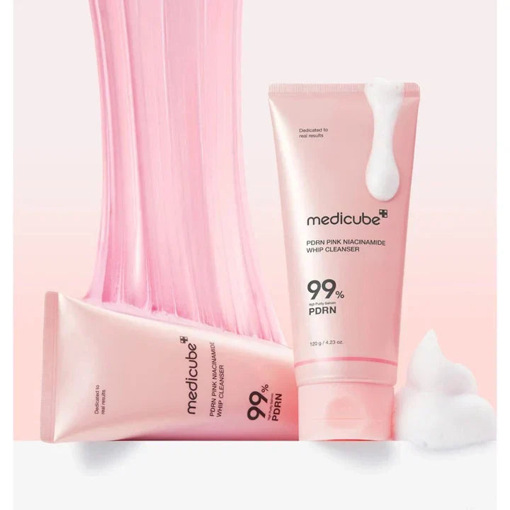 medicube PDRN Pink Niacinamide Whip Cleanser 120g