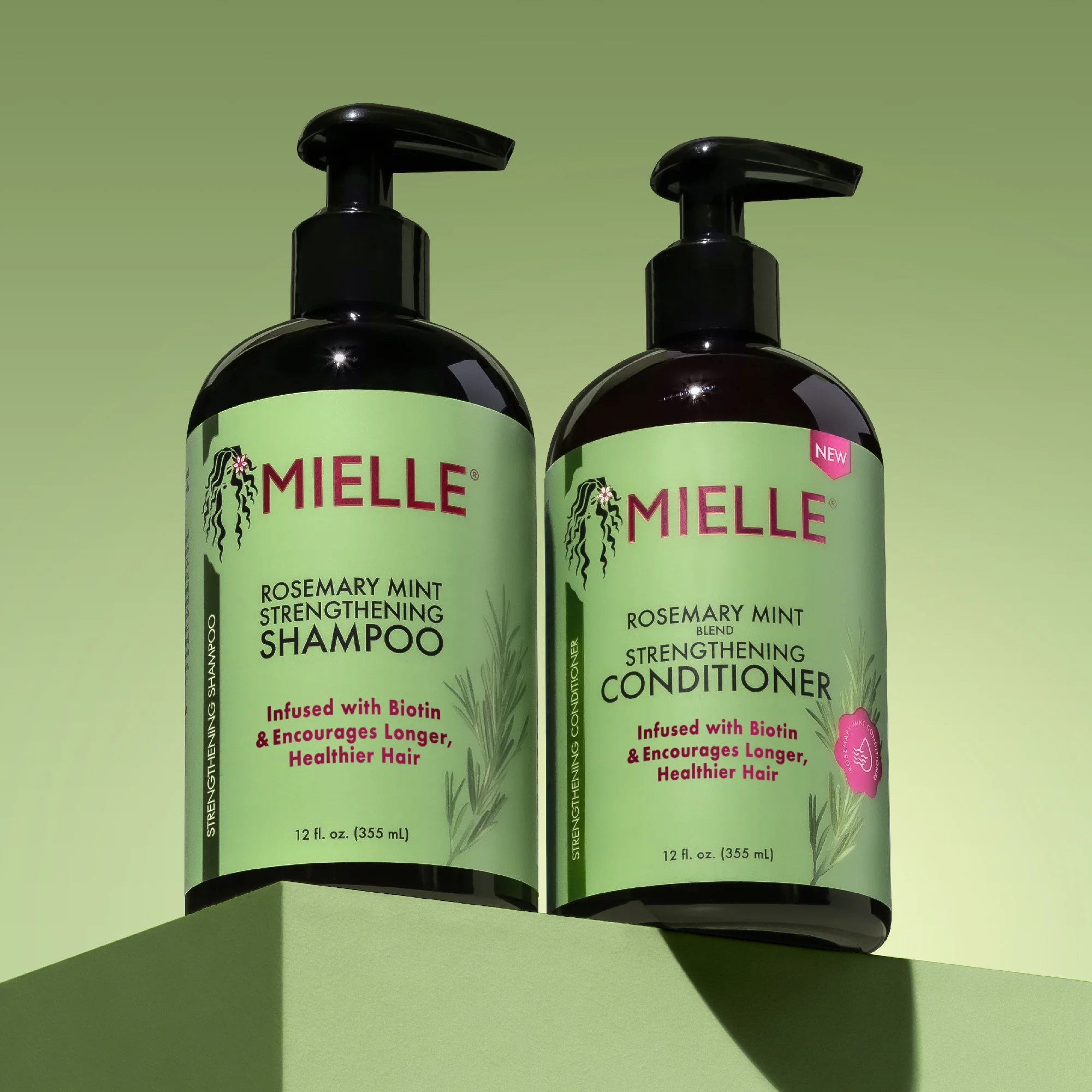 MIELLE Rosemary Mint Strengthening Shampoo 355 mL